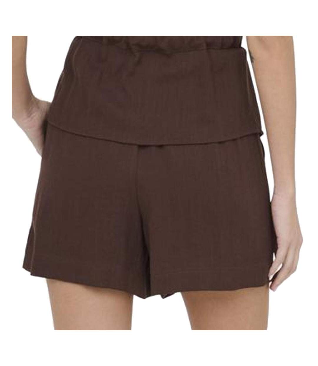 Short marron femme jdy mille-2