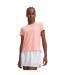 Womens/ladies Vanish Logo T-shirt Pink Under Armour-1