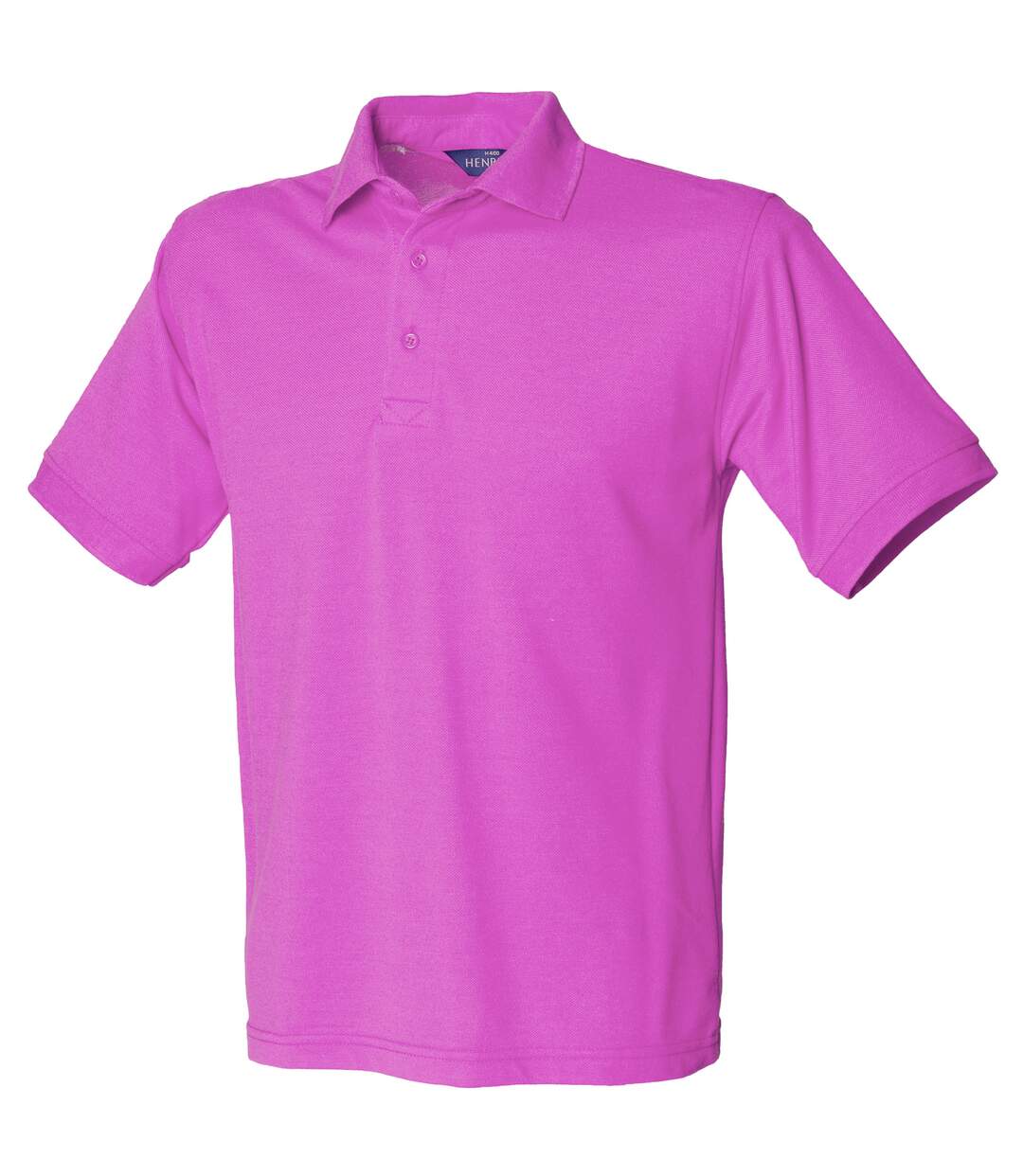 Henbury Mens Short Sleeved 65/35 Pique Polo Shirt (Mid Blue)