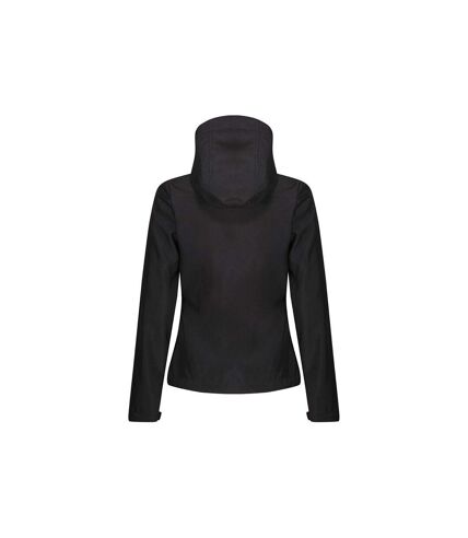 Regatta Womens/Ladies Venturer Hooded Soft Shell Jacket (Black) - UTPC4255