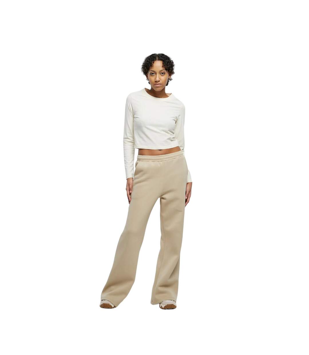 Pantalon De Jogging Femme Beige Urban Classics-1