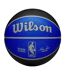 Ballon De Basket Motif/style Nba Dallas Mavericks Taille 7 Noir Bleu Wilson-1