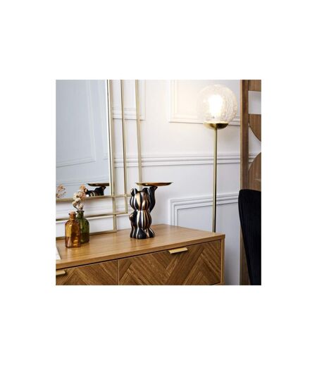 Vide-Poche Statue Ourson 23cm Noir