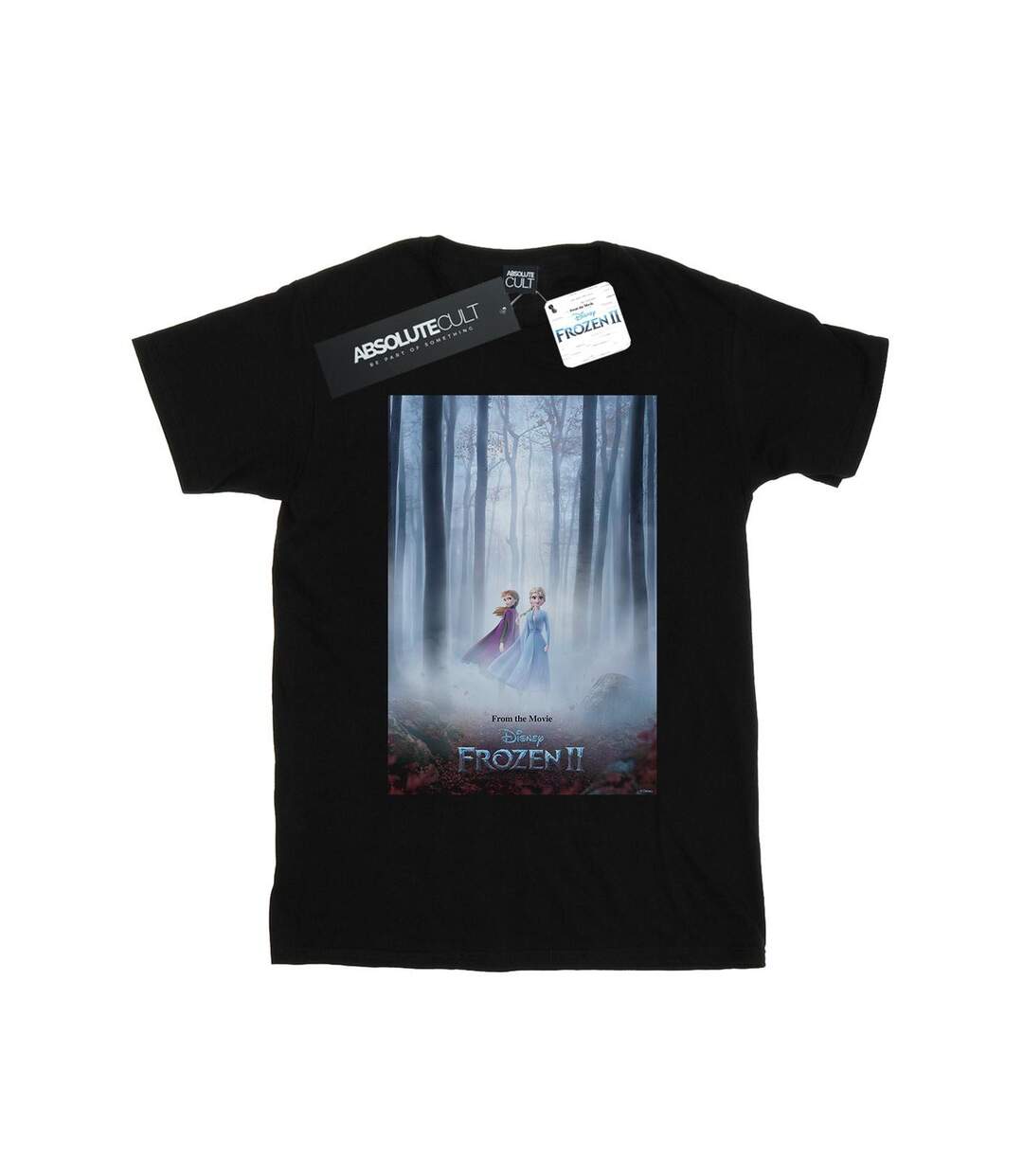 Disney - T-shirt FROZEN MOVIE POSTER - Femme (Noir) - UTBI24336-1