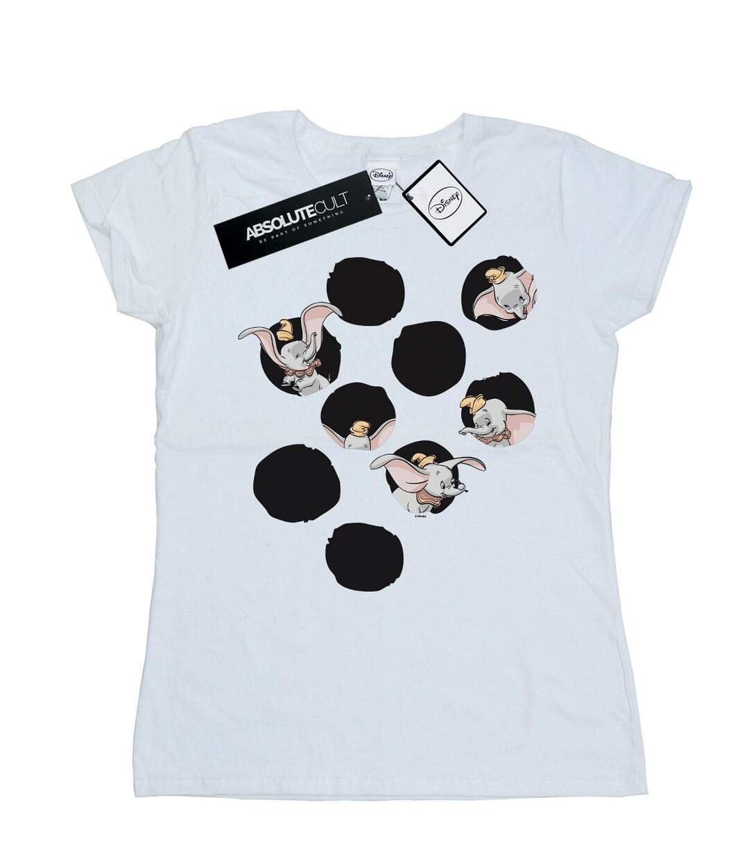Disney - T-shirt DUMBO PEEKABOO - Femme (Blanc) - UTBI15199-1