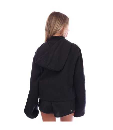 Sweat À Capuche Style 3 Rayures Femme Noir Adidas