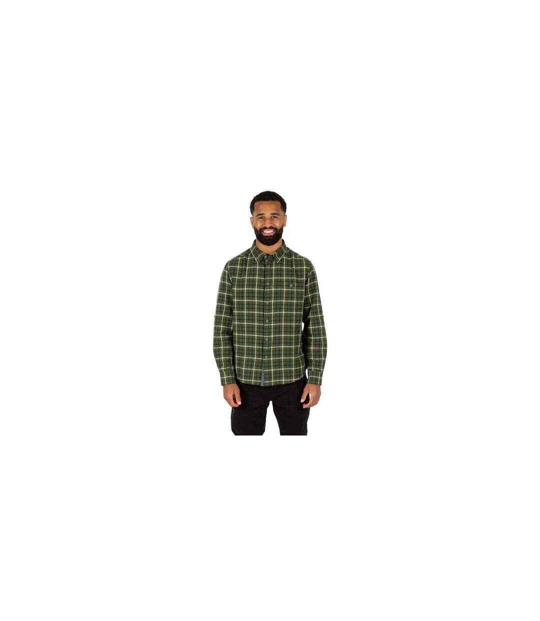 Mens Withnell Casual Button-down Shirt Green Trespass-1