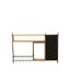 Patère Murale & Miroir Tina 130cm Noir & Naturel-4