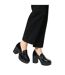 Mocassins penny cash femme noir Faith