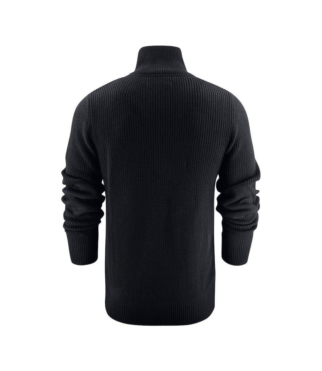 James Harvest Mens Brockway Knitted Cardigan (Black)