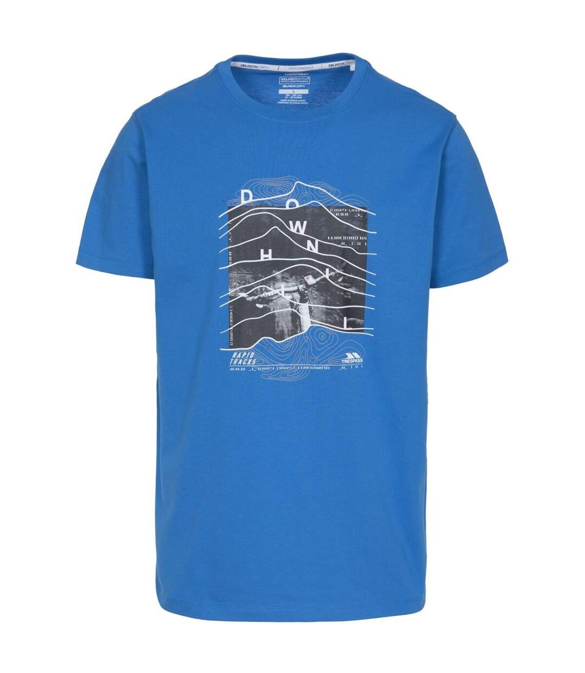 Trespass Mens Downhill T-Shirt (Blue) - UTTP4304