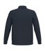Mens Knitted Long-sleeved Polo Shirt Navy Spasso-2