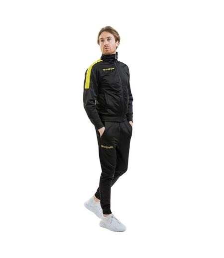 Ensemble De Survêtement Tuta Revolution Homme Noir Jaune Givova