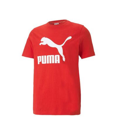 T-shirt Rouge Homme Puma Classic Logo