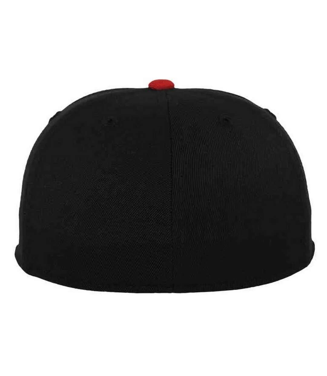 Casquette De Baseball Premium Noir Rouge Flexfit-2