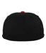 Casquette De Baseball Premium Noir Rouge Flexfit-2