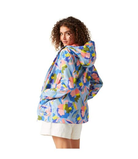 Womens/ladies bayletta abstract floral waterproof jacket multicoloured Regatta