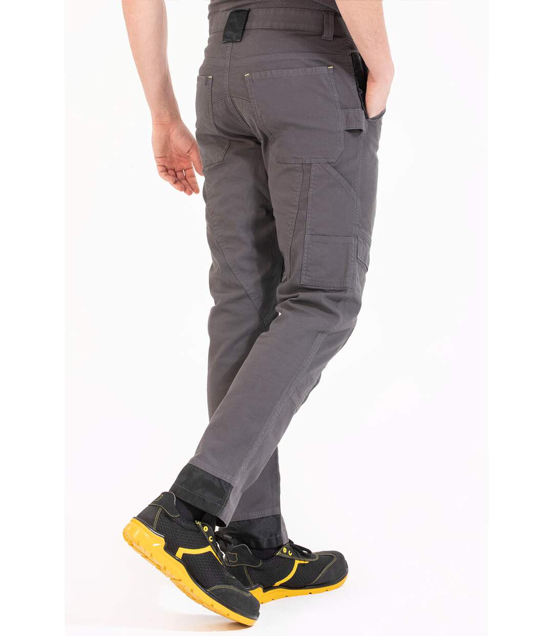 Pantalon coupe charpentier avec ouverture pour insertion de genouillères  HARDY 'Rica Lewis'