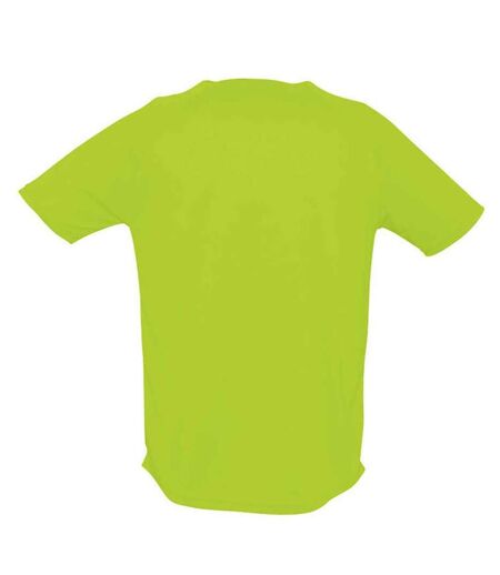 T-shirt Sporty Homme Vert Néon SOLS