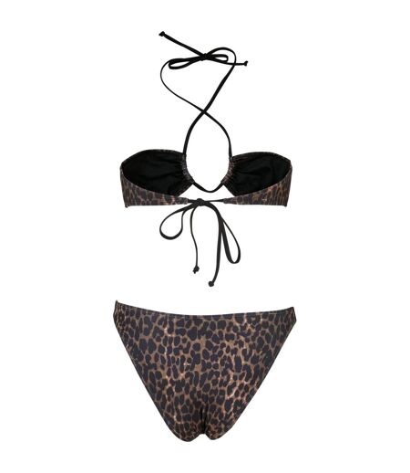 Ensemble Bikini Hot Femme Marron Noir Urban Classics