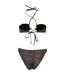 Ensemble Bikini Hot Femme Marron Noir Urban Classics-2