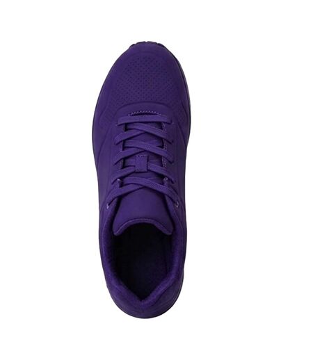 Baskets Durabuck Uno Femme Violet Skechers