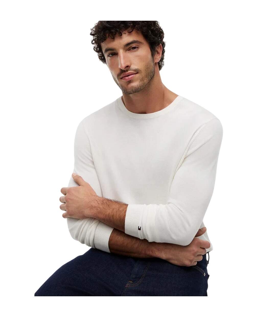Pull Homme Blanc Cassé Tommy Hilfiger-4