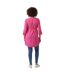 Womens/ladies Regular 3/4 Sleeve Tunic Dress Fuchsia Purple Mamalicious-3
