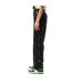 Womens/ladies Popper Detail Relaxed Fit Tracksuit Bottoms Black Hugo-4