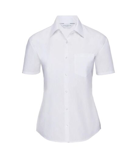 Collection Chemisier À Manches Courtes Femme Blanc Russell