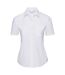 Collection Chemisier À Manches Courtes Femme Blanc Russell-2