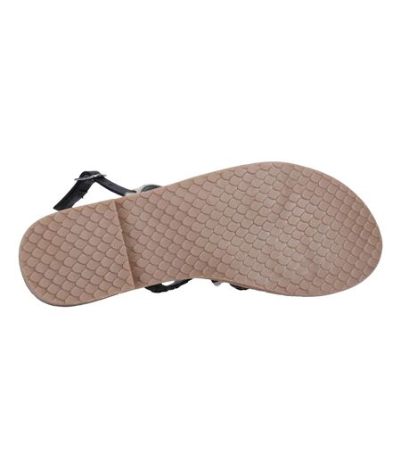 Sandales Motif/style Lanières Amanda Femme Noir Hush Puppies