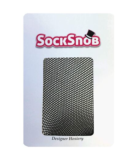 Ladies Black Soft Fishnet Stockings
