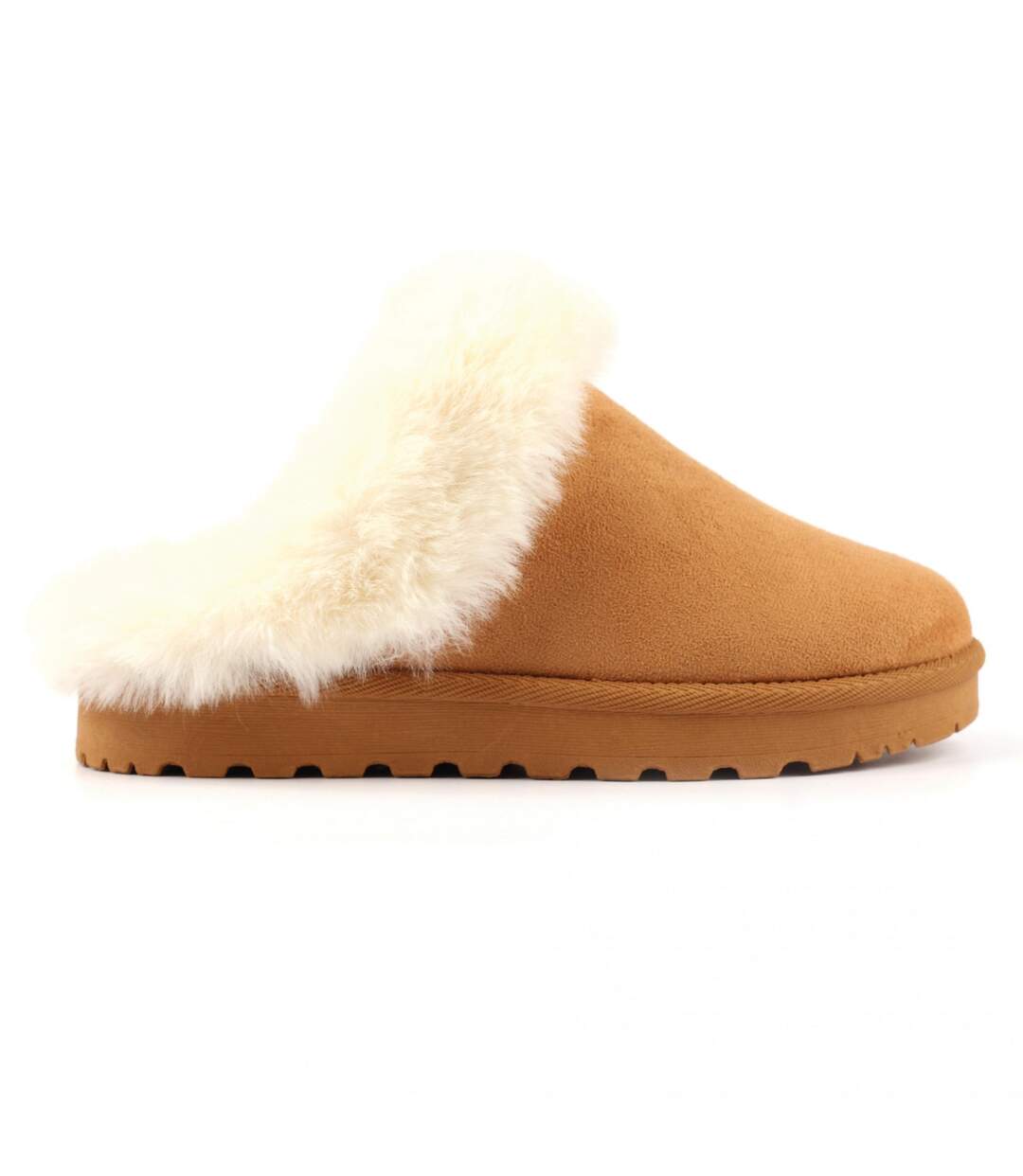 Chaussons Mules Nevis Femme Brun Clair Lunar-2