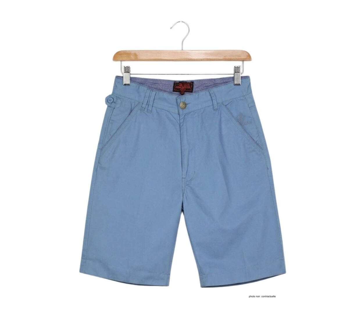 Bermuda WINCHESTER INDUS1 bleu en coton : le confort stylé et modulable pour l'été-2