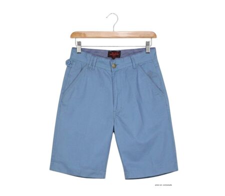 Bermuda WINCHESTER INDUS1 bleu en coton : le confort stylé et modulable pour l'été
