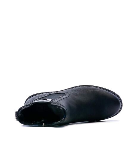 Bottines noires homme relife jubilor