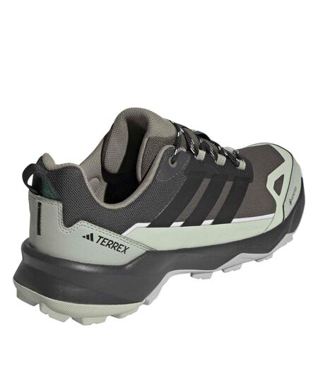 Mens Terrex Skychaser Ax5 Gore-tex Hiking Shoes Carbon Grey Green Adidas