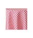 Nappe Ronde Antitache Imprimé Vichy 180cm Rouge-2