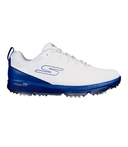 Skechers Mens Go Golf Pro 5 Hyper Golf Shoes (White/Blue) - UTFS9998