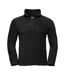Russell Mens Zip Neck Outdoor Fleece Top (Black) - UTPC5938