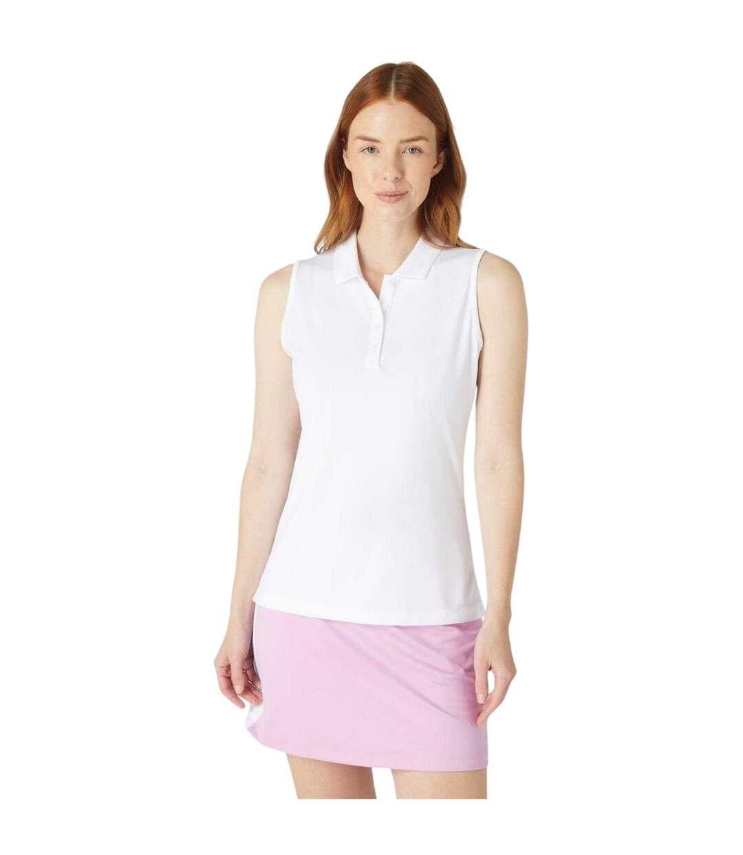 Polo Sans Manches Femme Blanc Vif Callaway-2