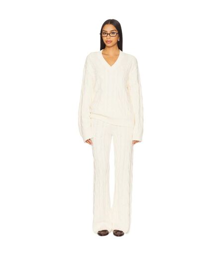 Pantalon Femme Crème 4th & Reckless