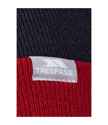 Unisex adult montana knitted reversible beanie navy Trespass