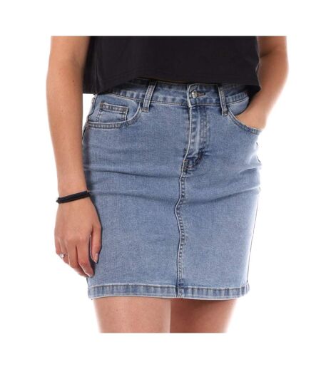 Jupe bleu clair femme monday premium classic - l