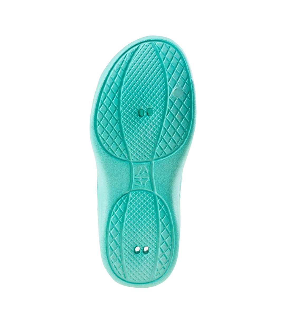 Claquettes Ambony Femme Turquoise Clair Martes-4