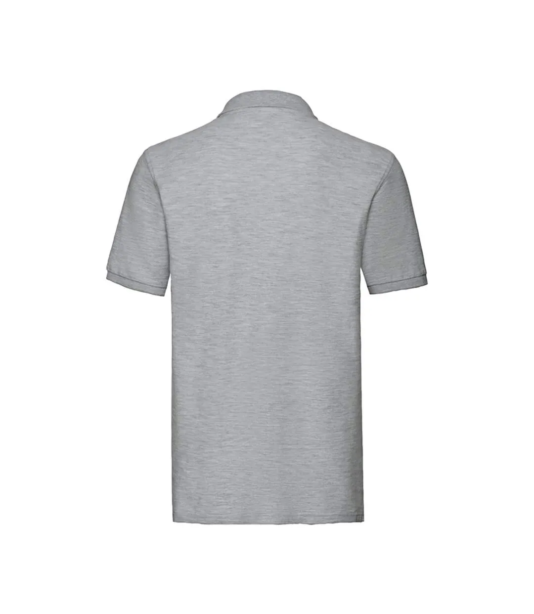 Polo Premium Homme Gris Clair Chiné Fruit Of The Loom-2