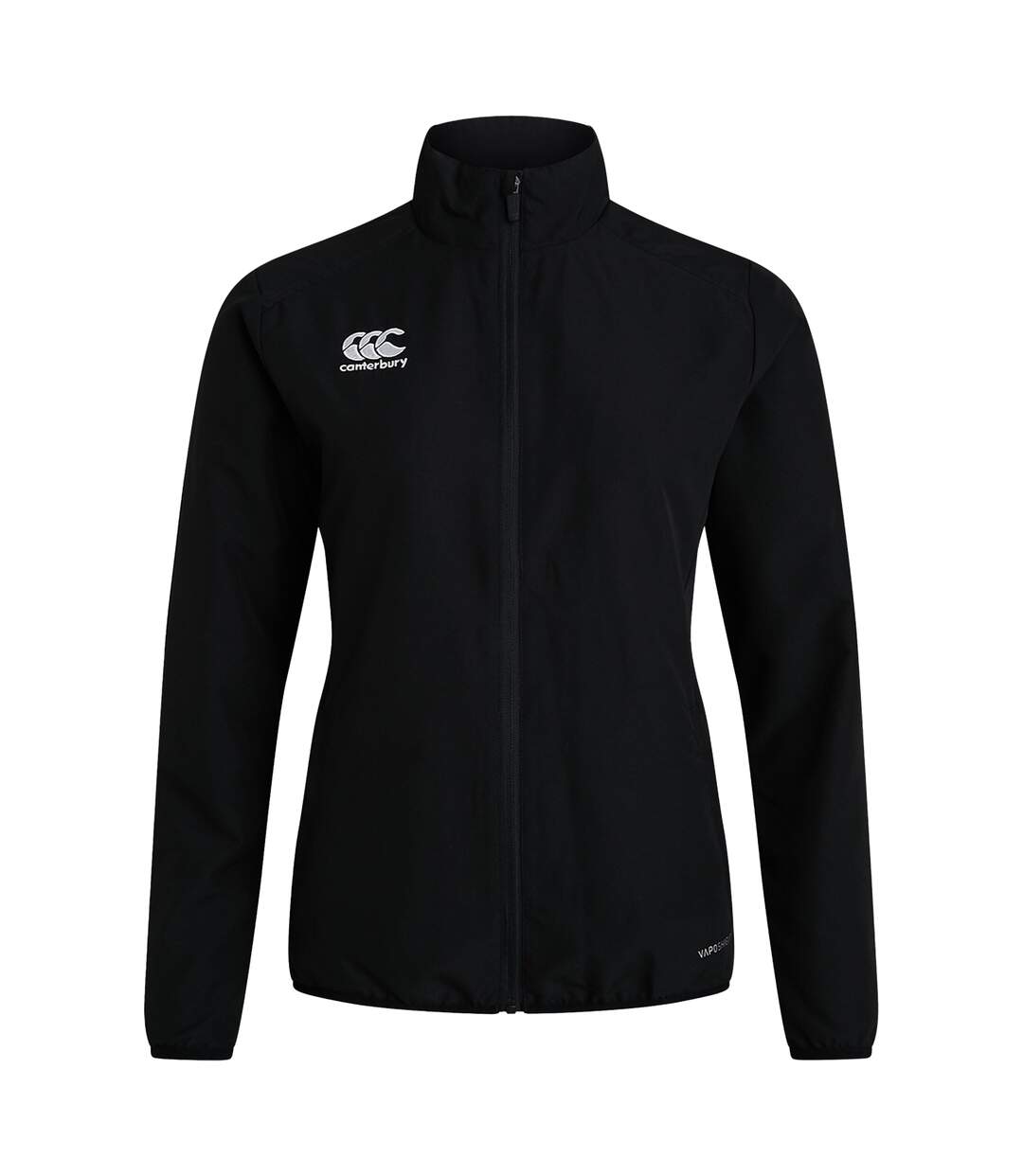 Womens/ladies Club Track Jacket Black Canterbury-2
