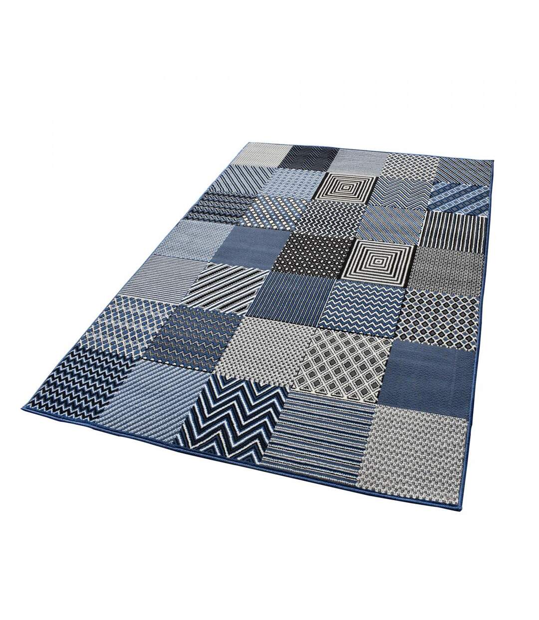 Tapis salon et chambre tissé motif géométrique AF1 GEOTREM