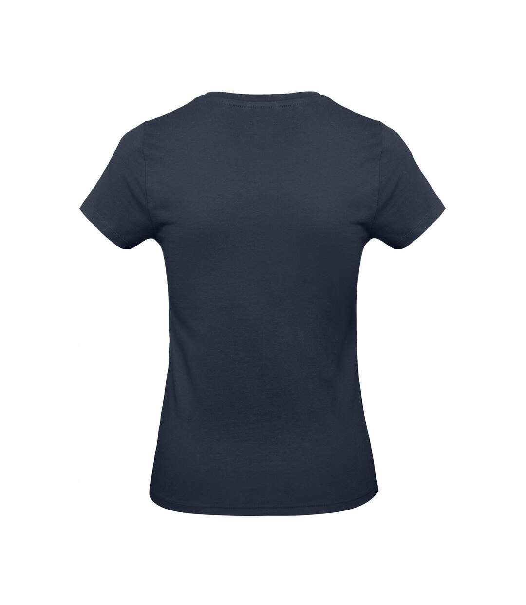 T-shirt femme bleu marine foncé B&C-2